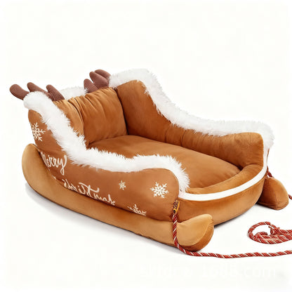 Christmas Plush Pet Bed