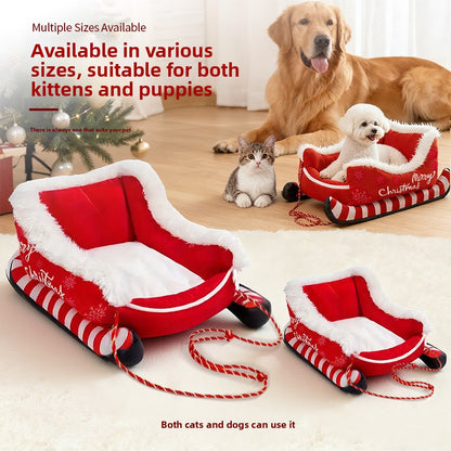 Christmas Plush Pet Bed