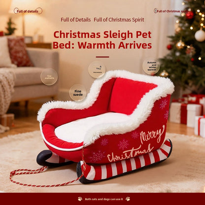 Christmas Plush Pet Bed