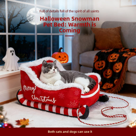 Christmas Plush Pet Bed