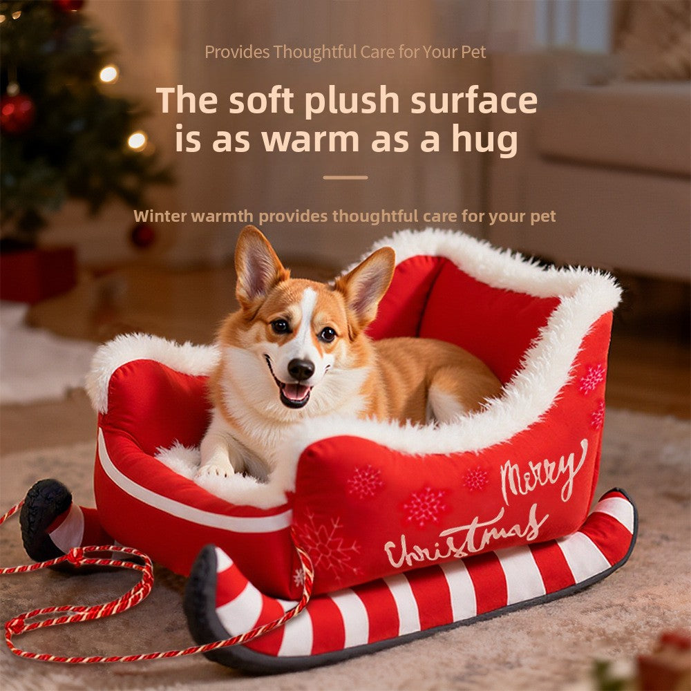Christmas Plush Pet Bed